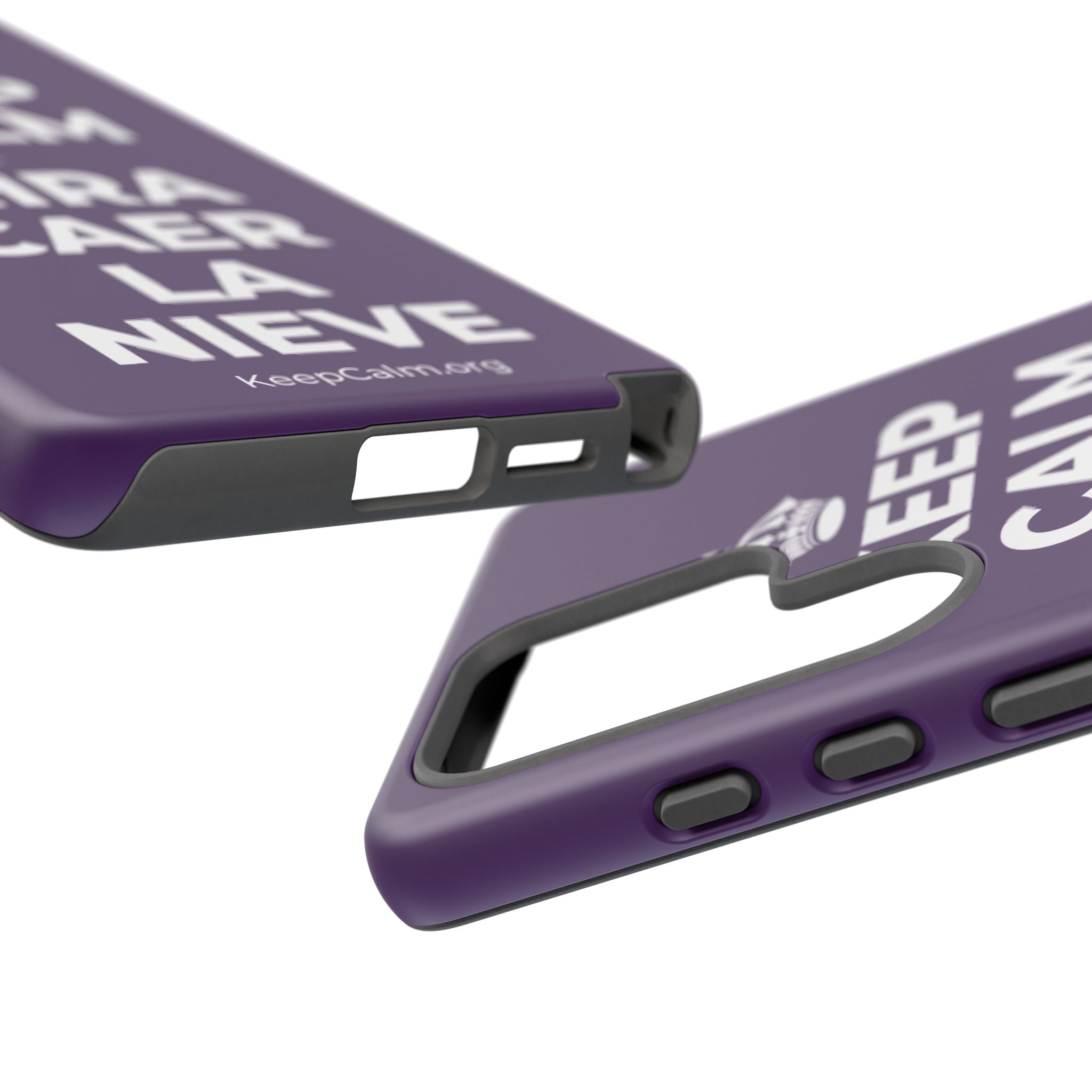 KEEP CALM Y MIRA CAER LA NIEVE Phone Case