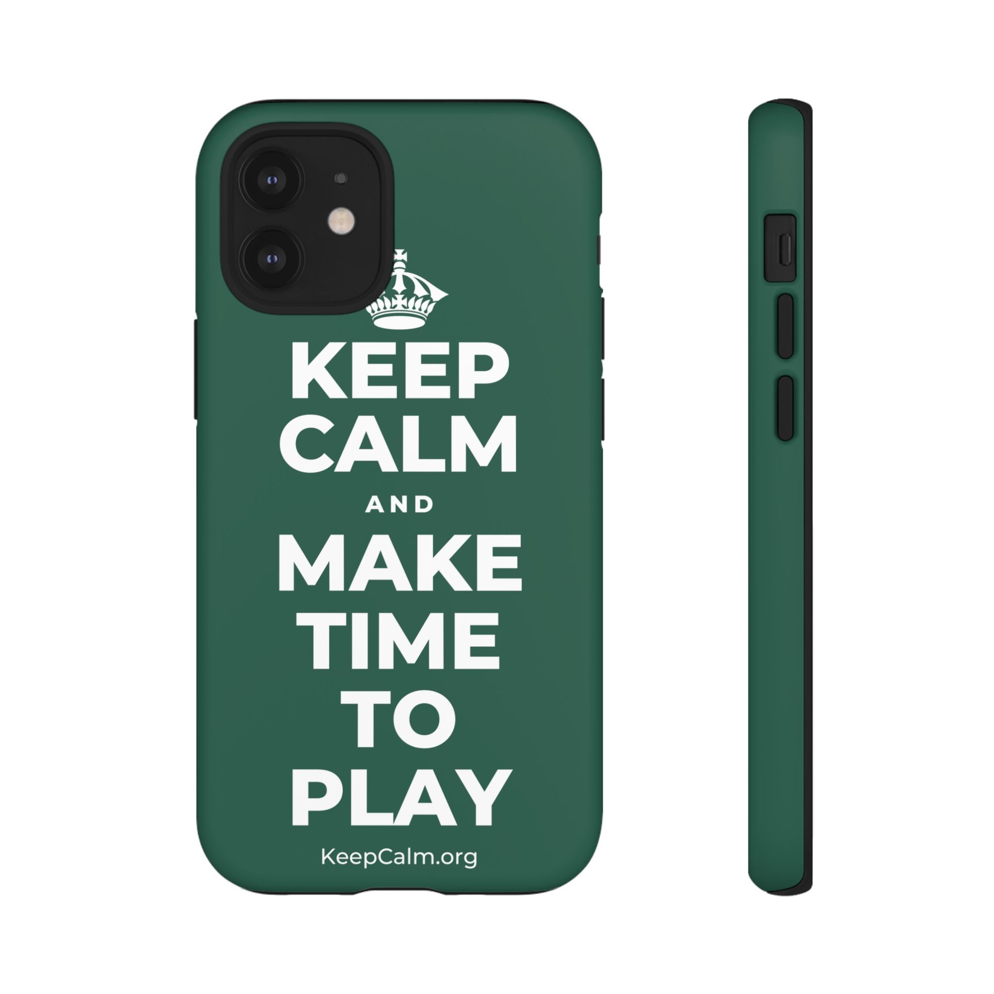 KEEP CALM AND MAKE TIME TO PLAY Phone Case