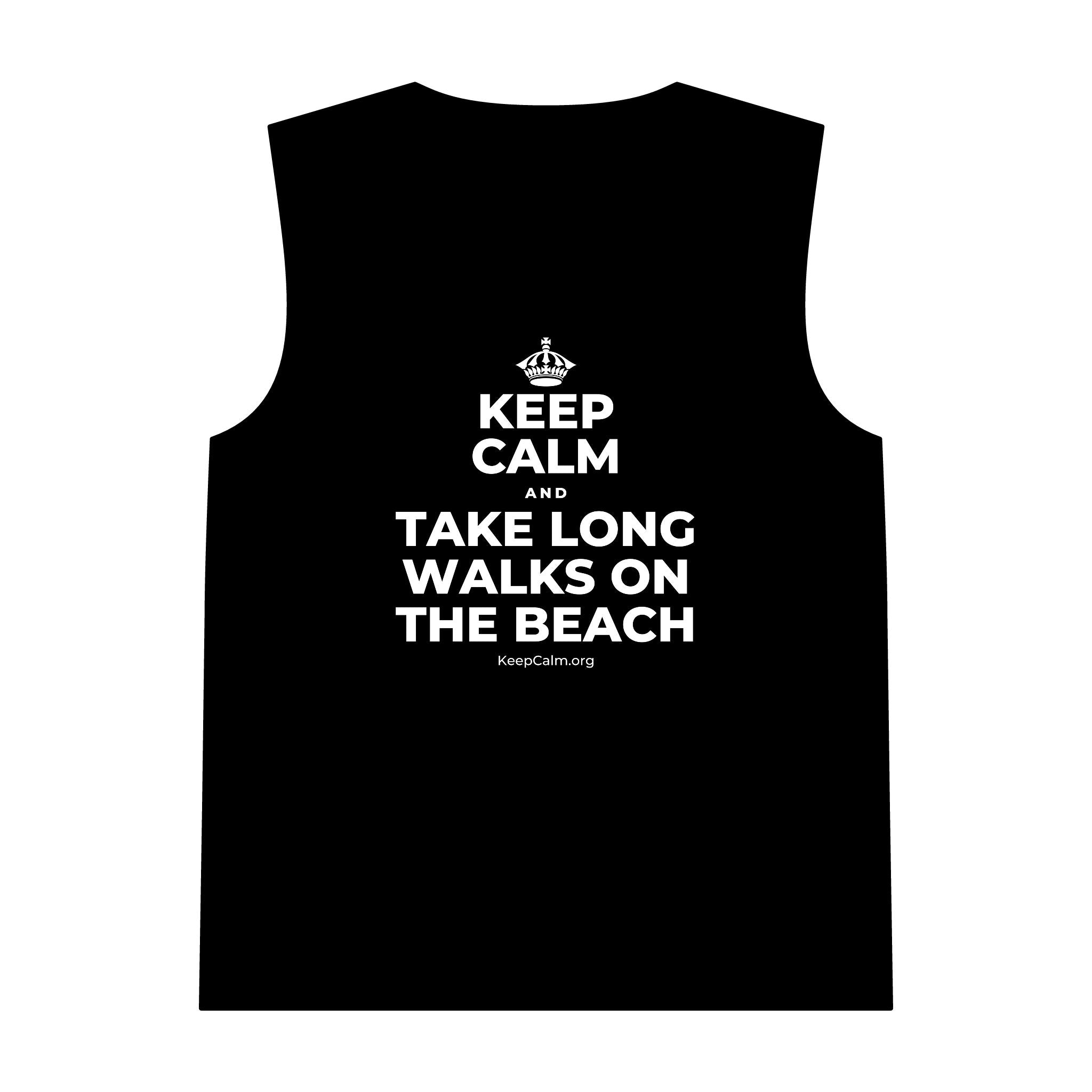 KEEP CALM AND TAKE LONG WALKS ON THE BEACH Tank Top