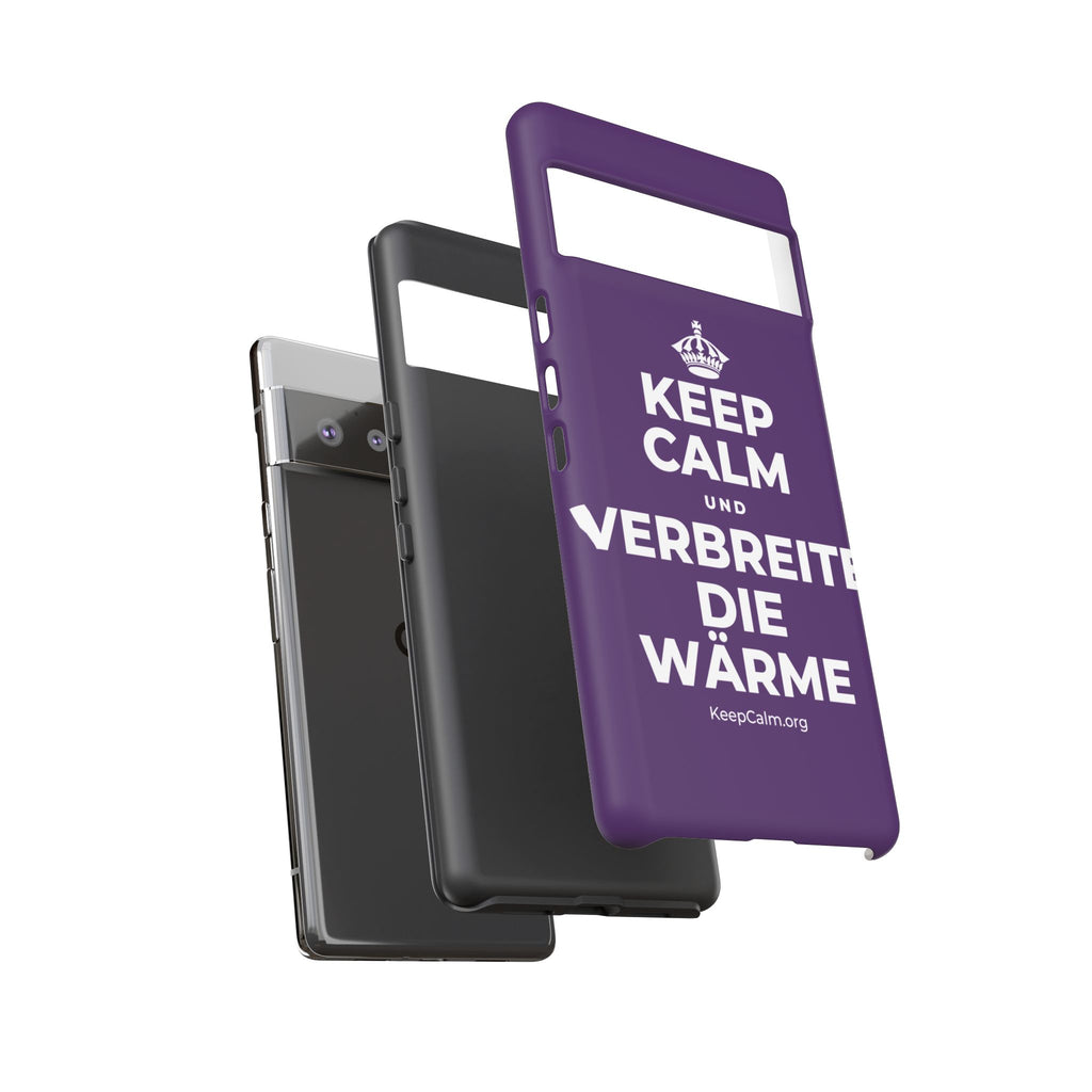 KEEP CALM UND VERBREITE DIE WÄRME Phone Case