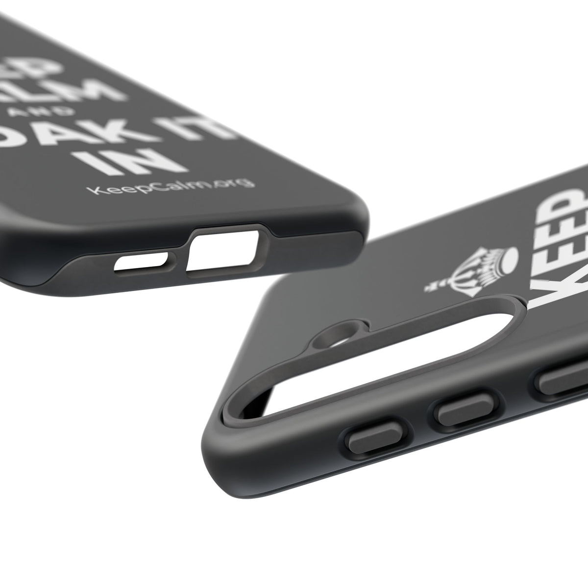 KEEP CALM AND SOAK IT IN Phone Case (Dark)