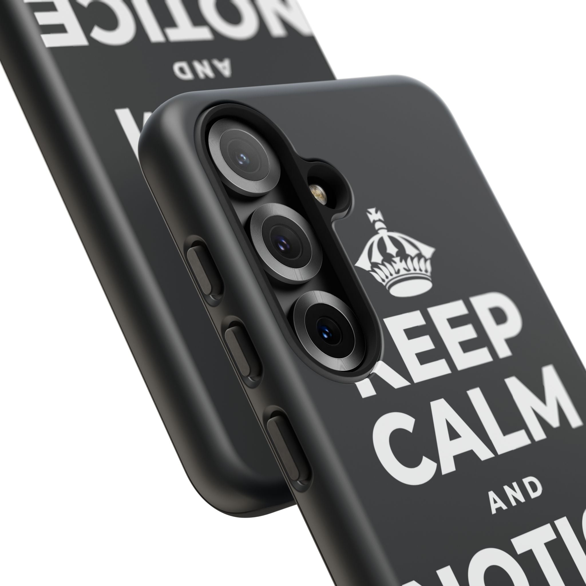 KEEP CALM AND NOTICE THE GOOD Phone Case (Dark)