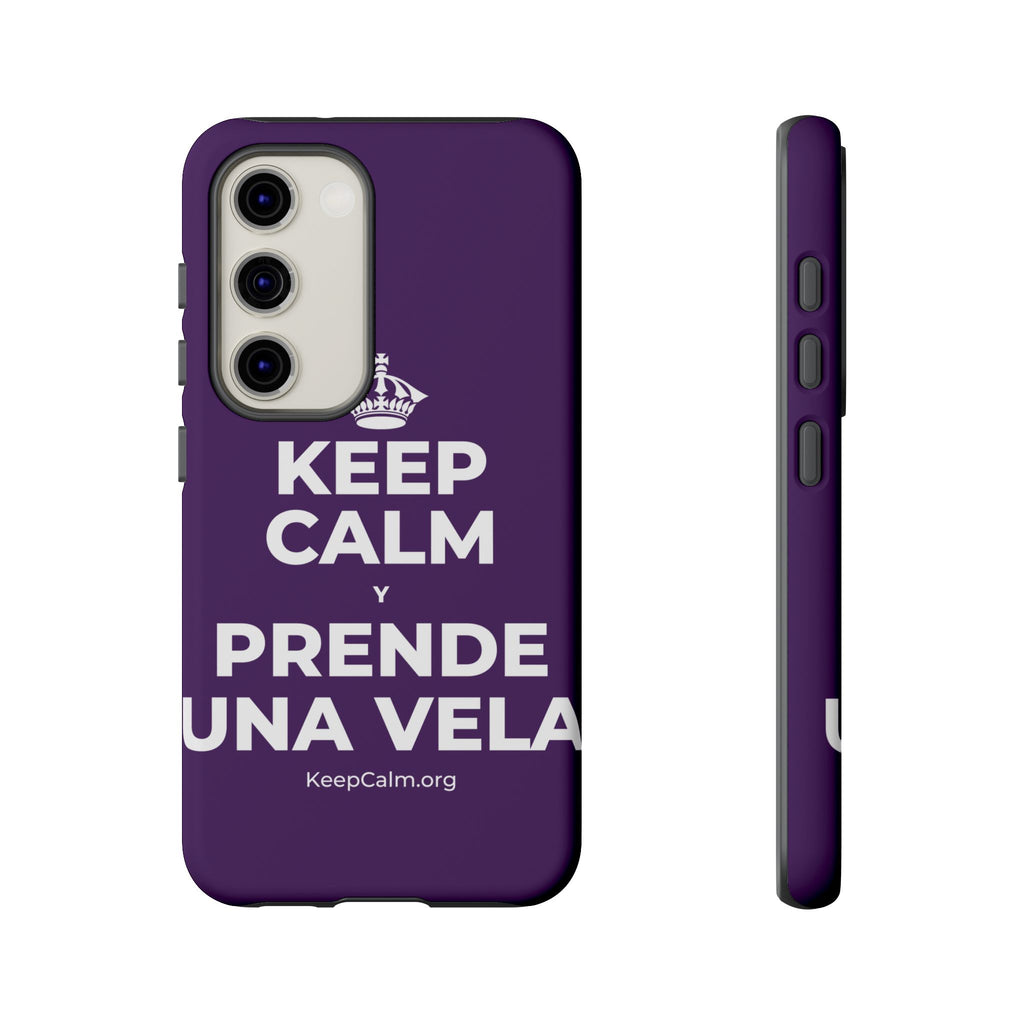 KEEP CALM Y PRENDE UNA VELA Phone Case