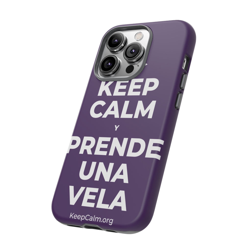 KEEP CALM Y PRENDE UNA VELA Phone Case