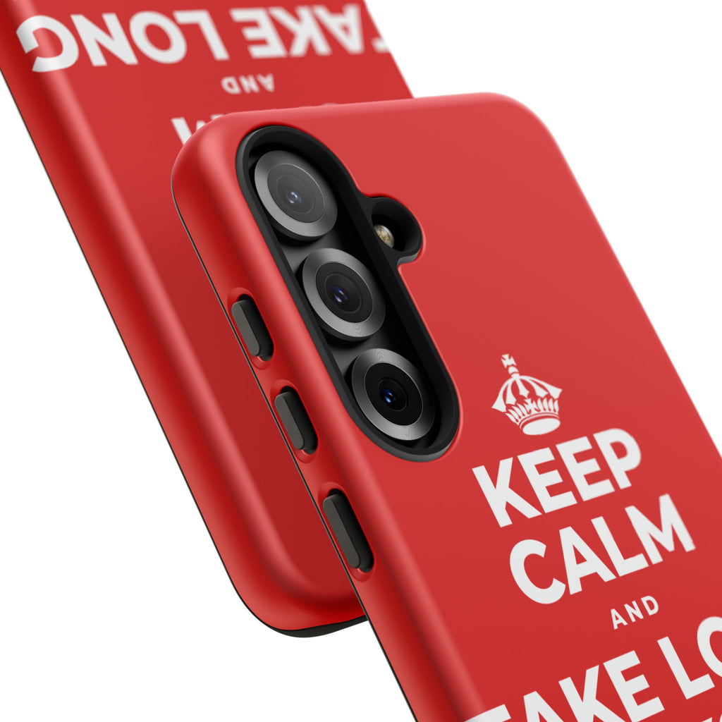KEEP CALM AND TAKE LONG WALKS ON THE BEACH Phone Case