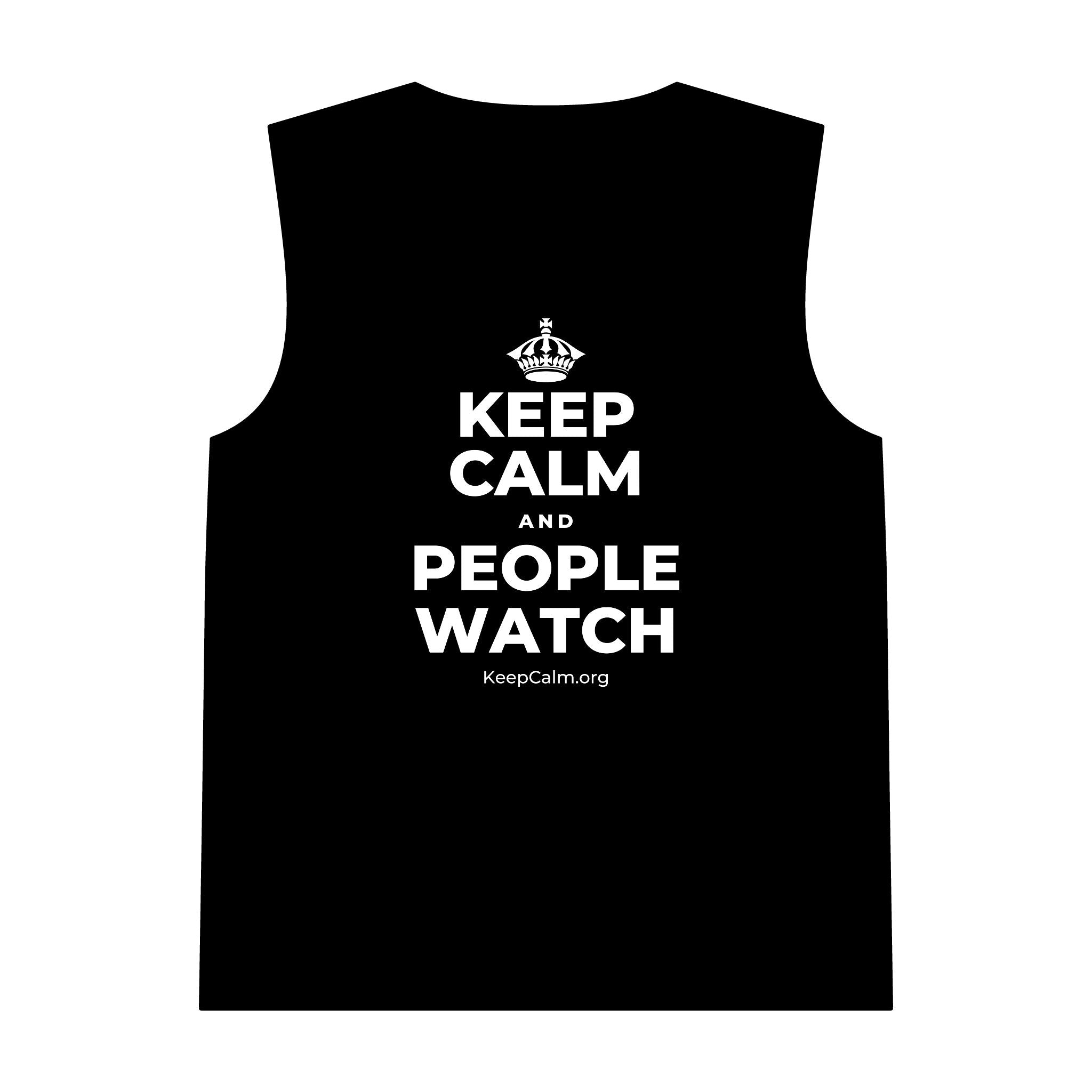 KEEP CALM AND PEOPLE WATCH Tank Top