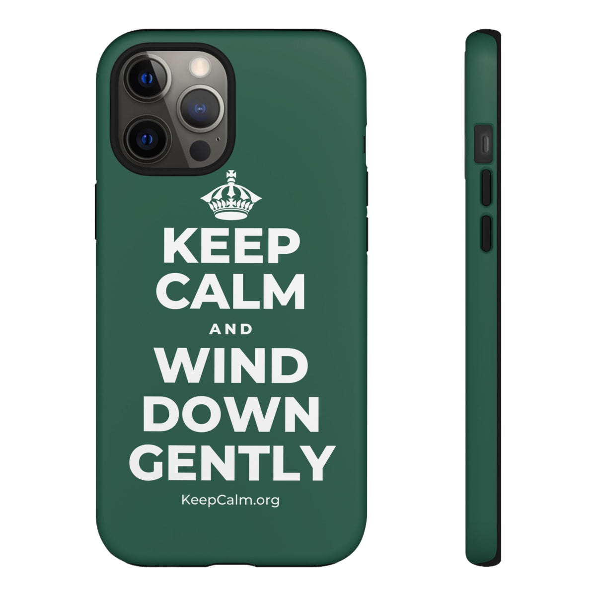 KEEP CALM AND WIND DOWN GENTLY Phone Case