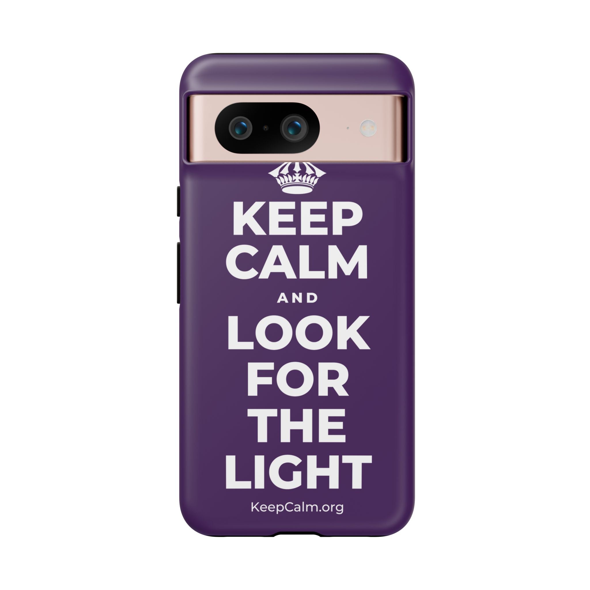 KEEP CALM AND LOOK FOR THE LIGHT Phone Case