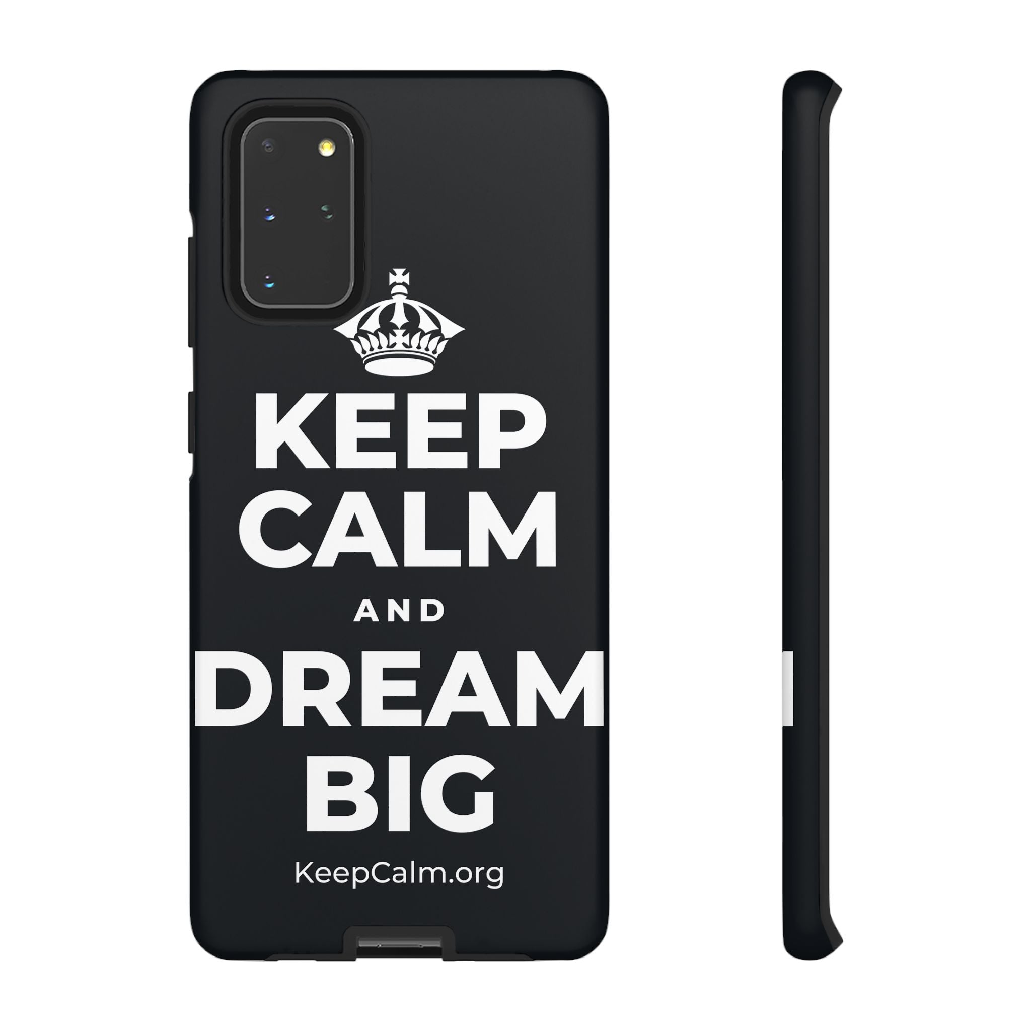 KEEP CALM AND DREAM BIG Phone Case (Dark)