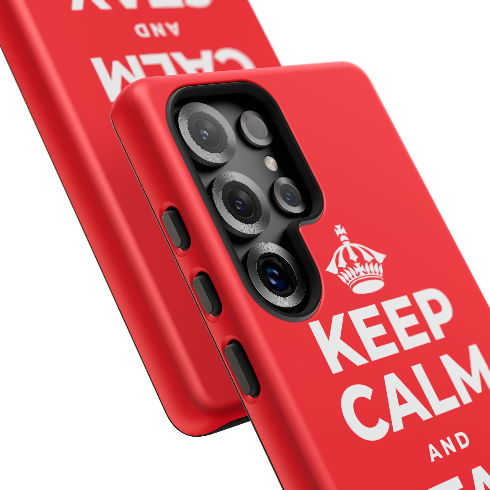 KEEP CALM AND STAY PRESENT Phone Case