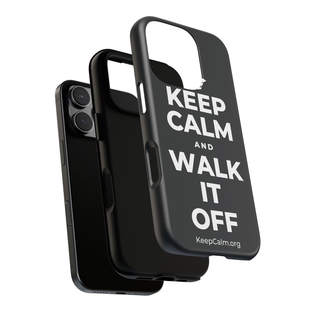 KEEP CALM AND WALK IT OFF Phone Case (Dark)
