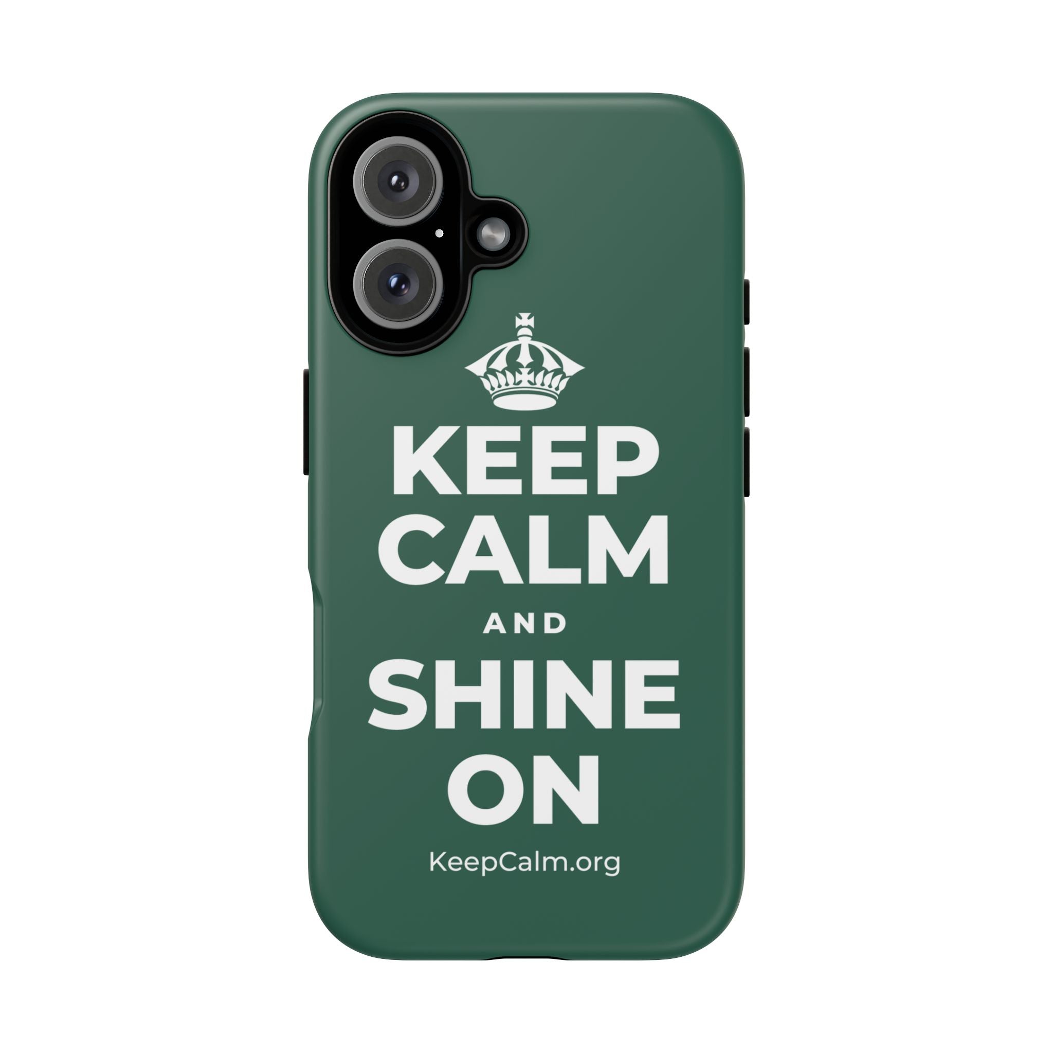 KEEP CALM AND SHINE ON Phone Case