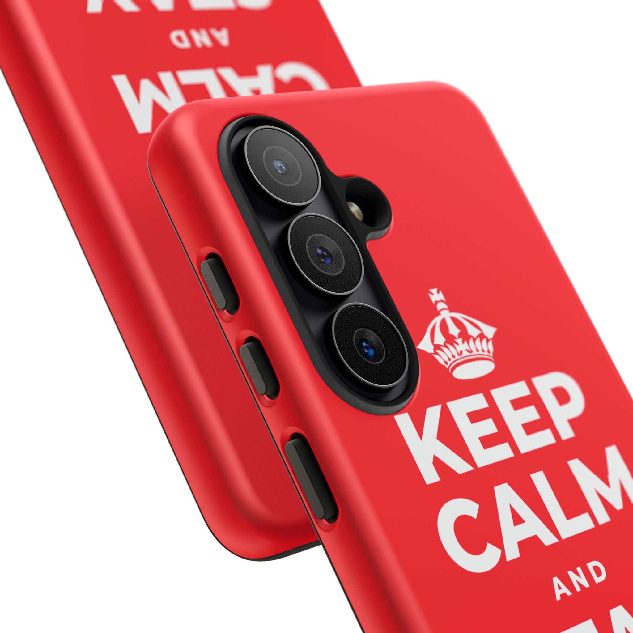 KEEP CALM AND STAY PRESENT Phone Case