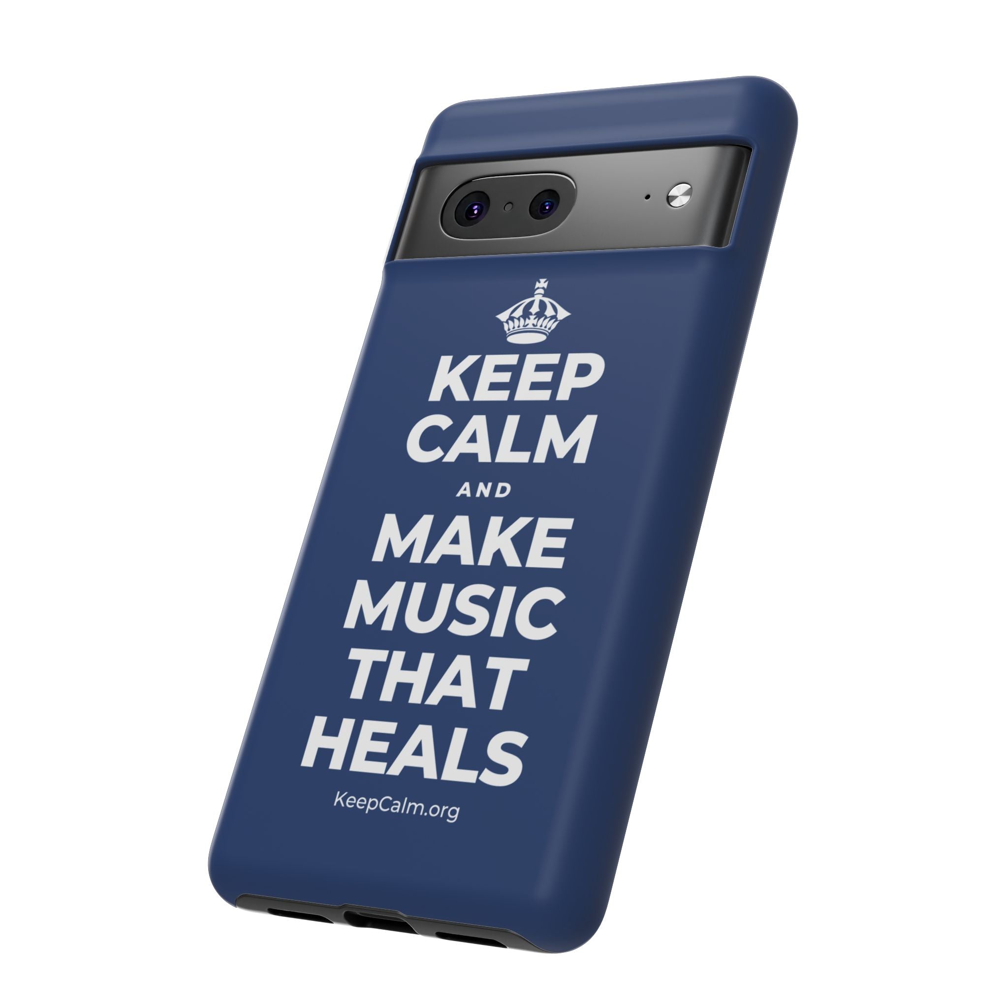 KEEP CALM AND MAKE MUSIC THAT HEALS Phone Case
