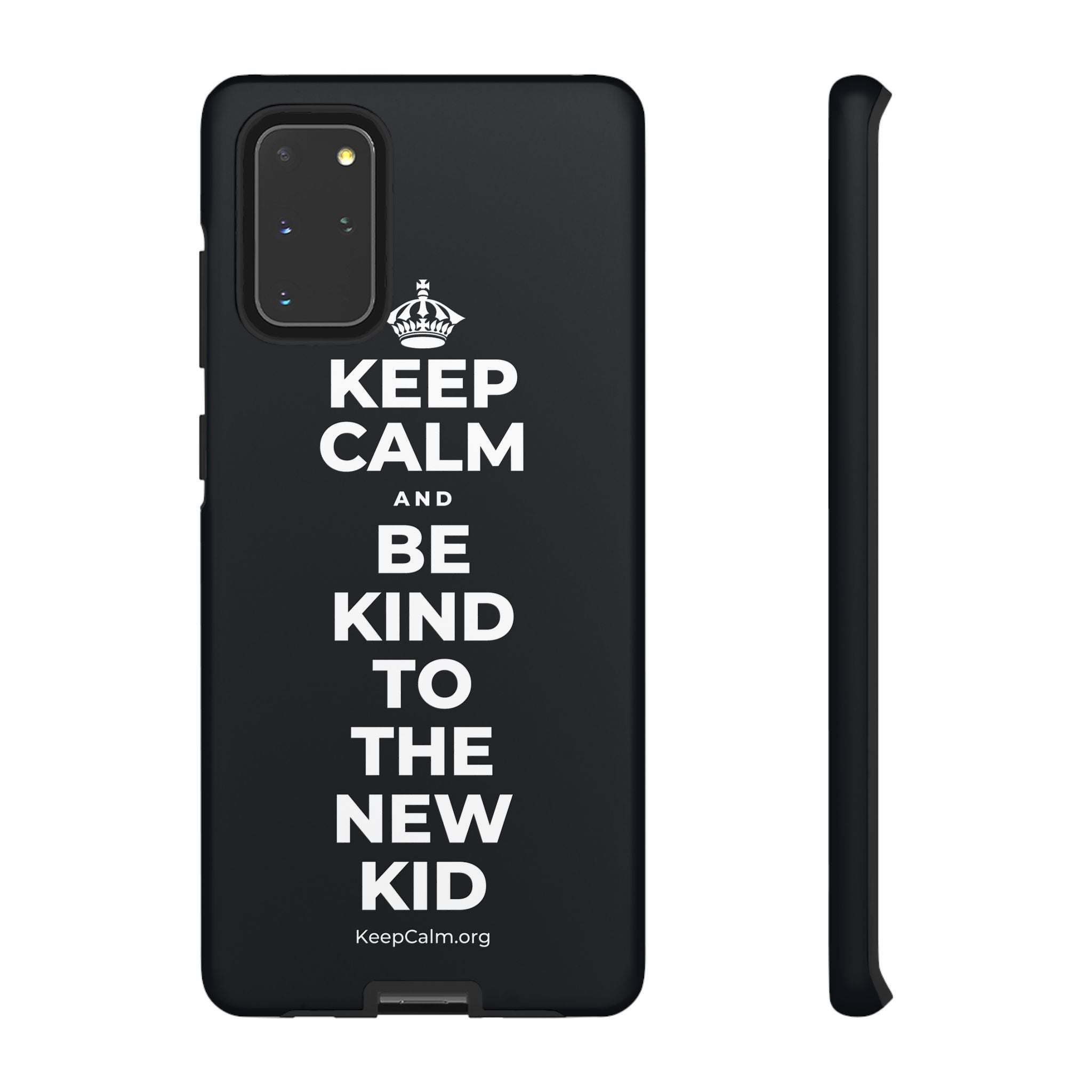 KEEP CALM AND BE KIND TO THE NEW KID Phone Case (Dark)