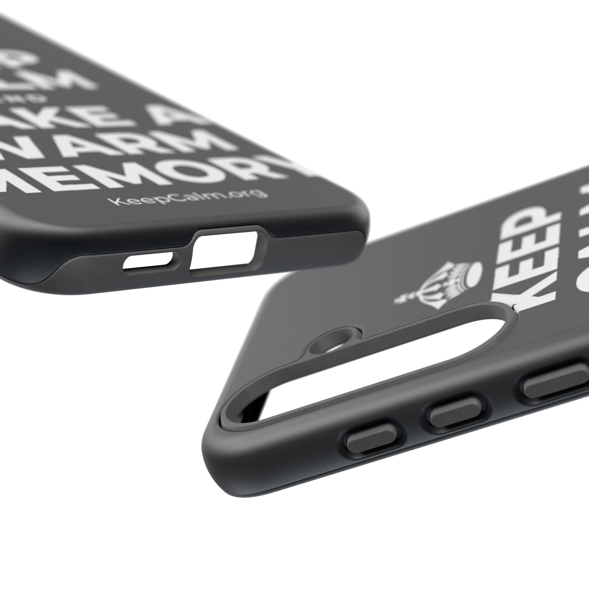 KEEP CALM AND MAKE A WARM MEMORY Phone Case (Dark)