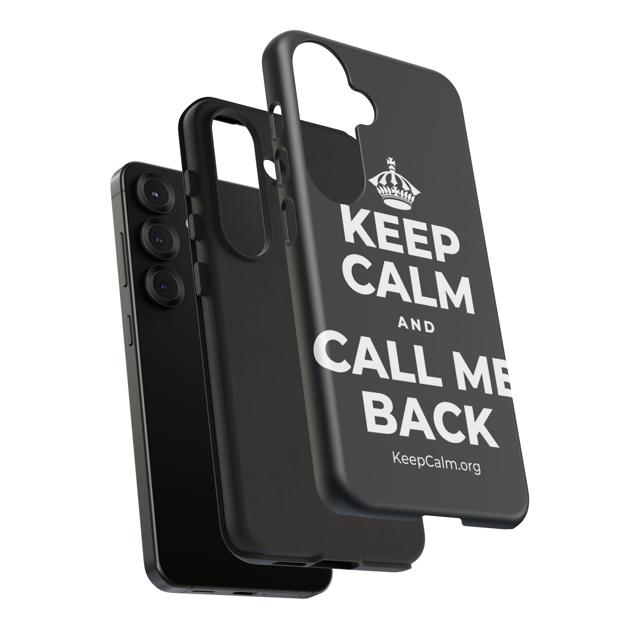 KEEP CALM AND CALL ME BACK Phone Case (Dark)
