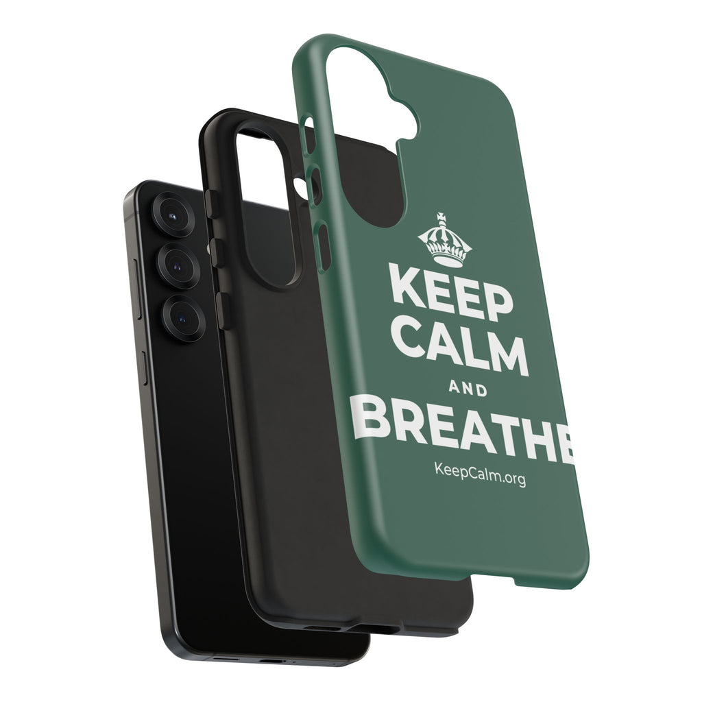 KEEP CALM AND BREATHE Phone Case