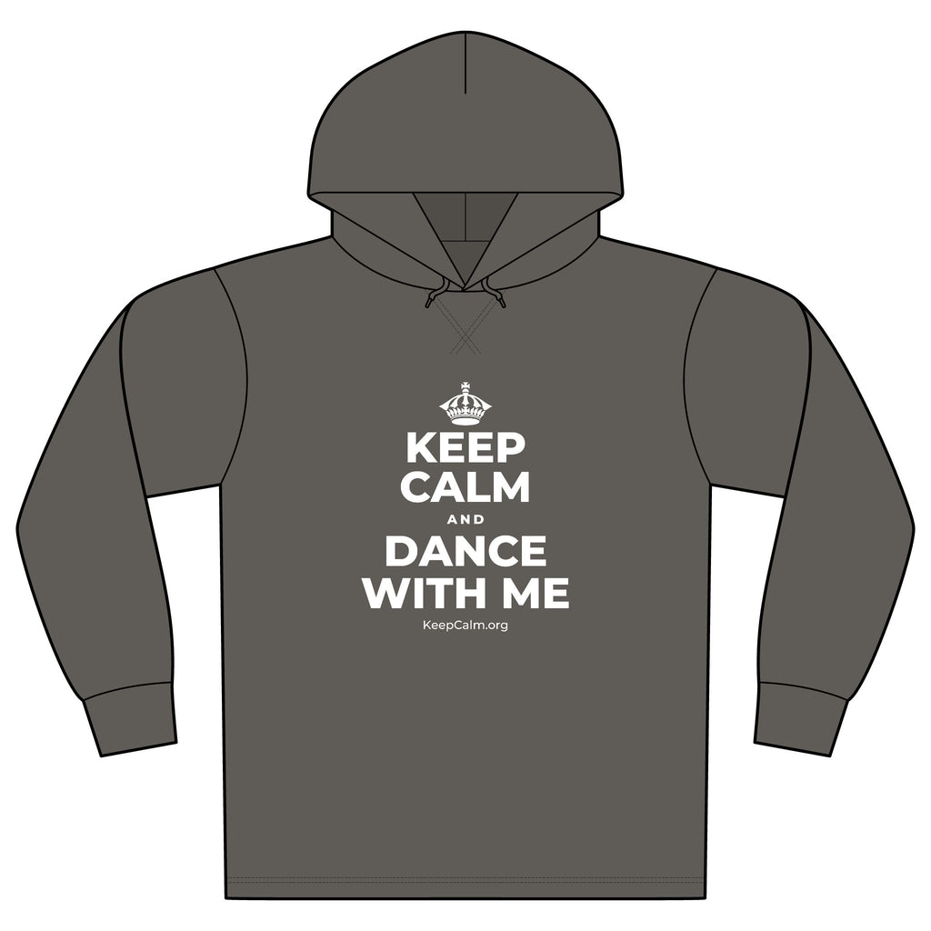 KEEP CALM AND DANCE WITH ME Organic Hoodie Tee
