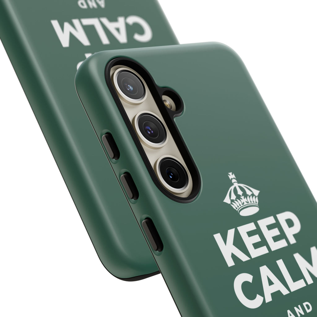 KEEP CALM AND BREATHE Phone Case