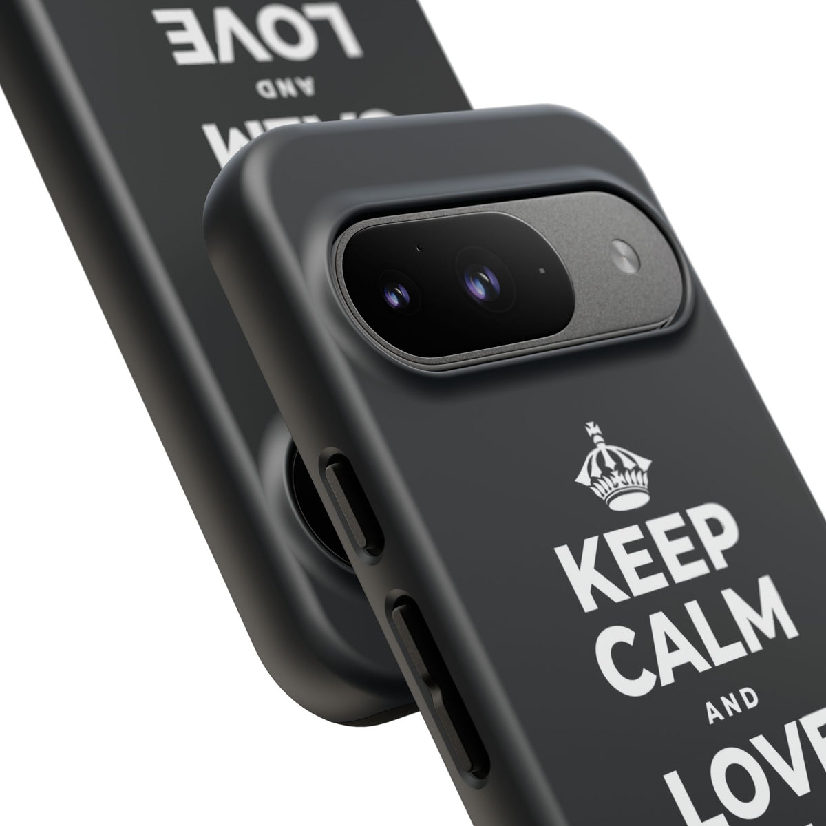 KEEP CALM AND LOVE WITHOUT POSSESSION Phone Case (Dark)