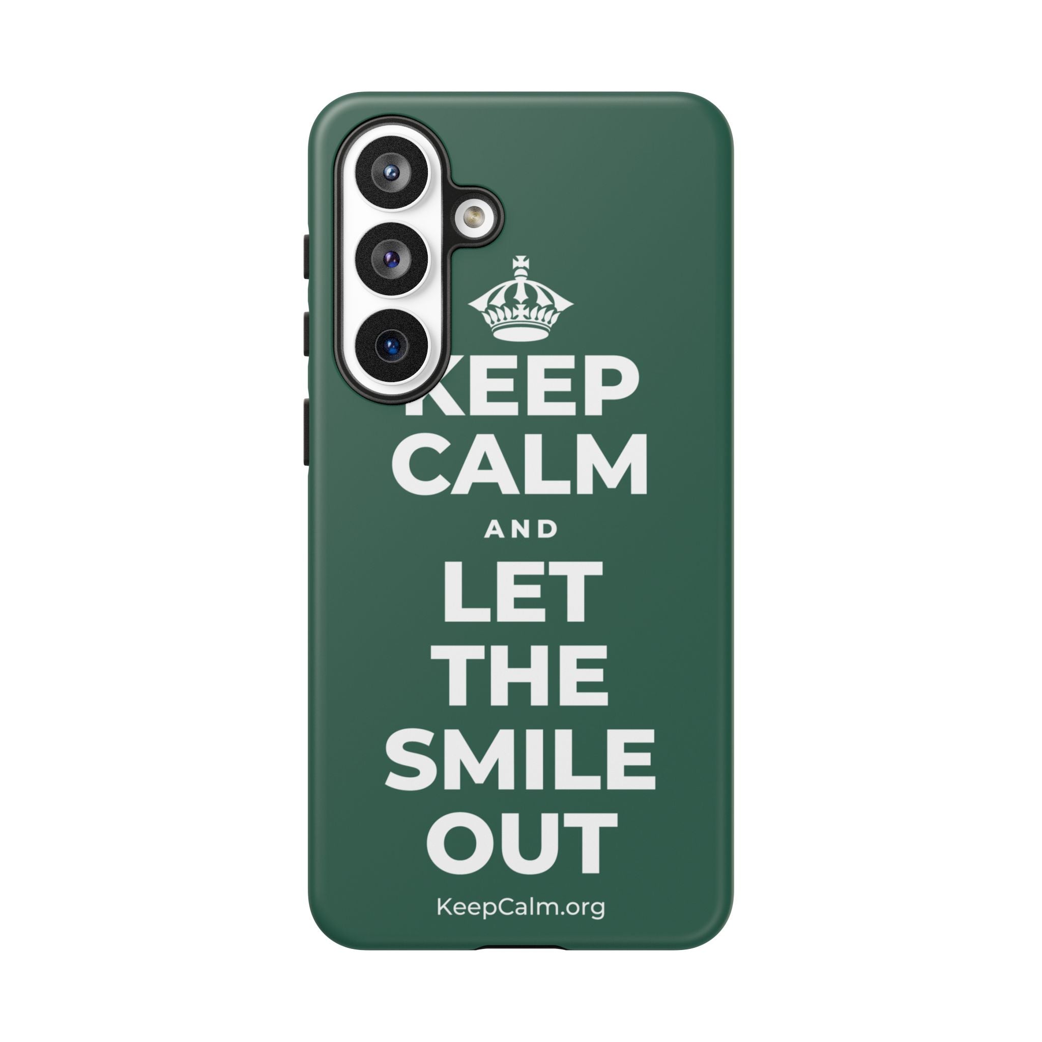 KEEP CALM AND LET THE SMILE OUT Phone Case