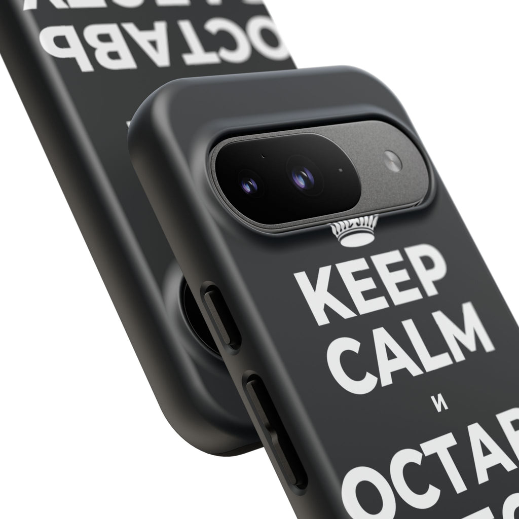 KEEP CALM И ОСТАВЬ РАБОТУ НА РАБОТЕ Phone Case (Dark)