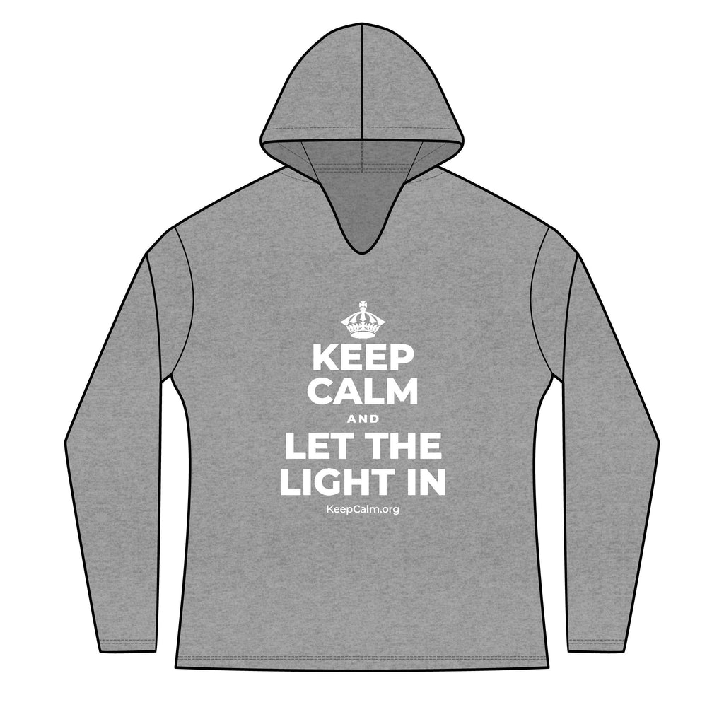 KEEP CALM AND LET THE LIGHT IN Women's Long Sleeve Hoodie