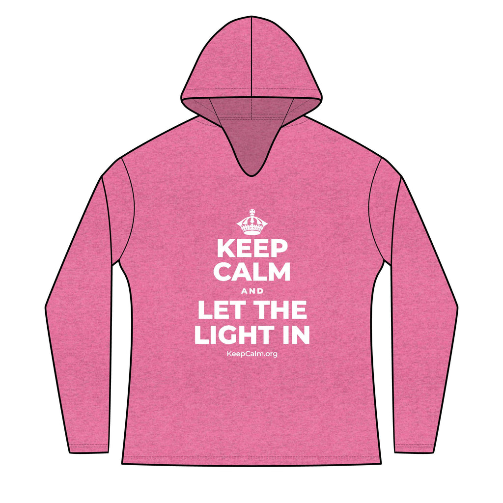 KEEP CALM AND LET THE LIGHT IN Women's Long Sleeve Hoodie