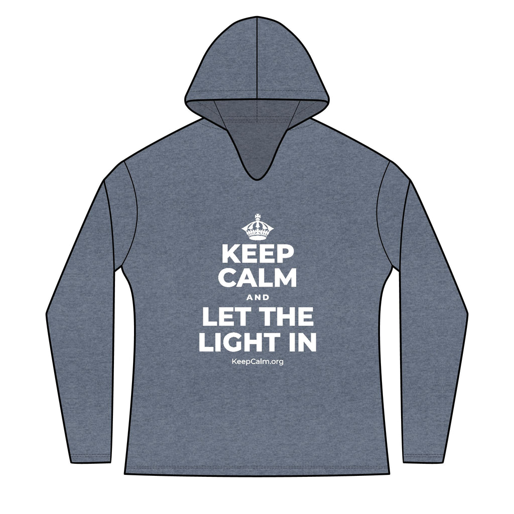 KEEP CALM AND LET THE LIGHT IN Women's Long Sleeve Hoodie