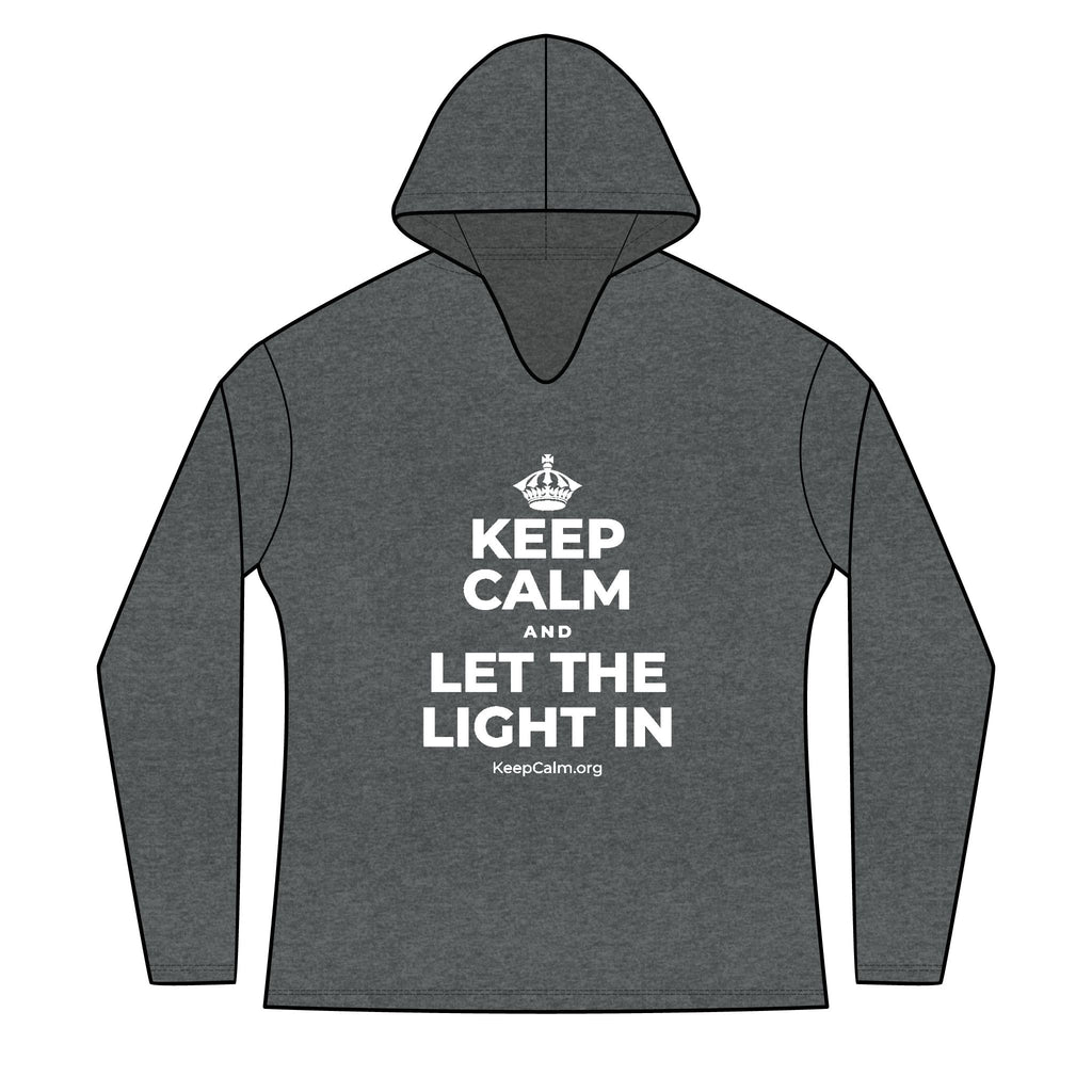 KEEP CALM AND LET THE LIGHT IN Women's Long Sleeve Hoodie