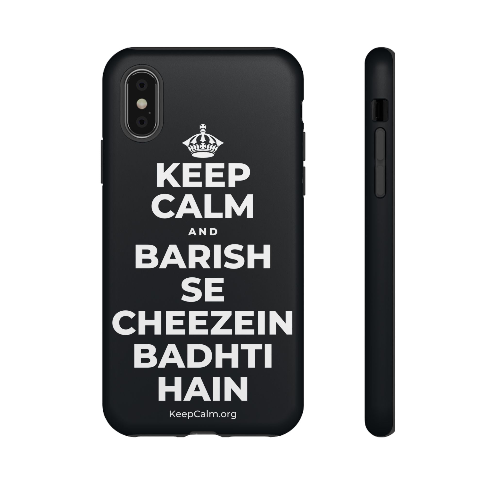 KEEP CALM AND BARISH SE CHEEZEIN BADHTI HAIN Phone Case (Dark)