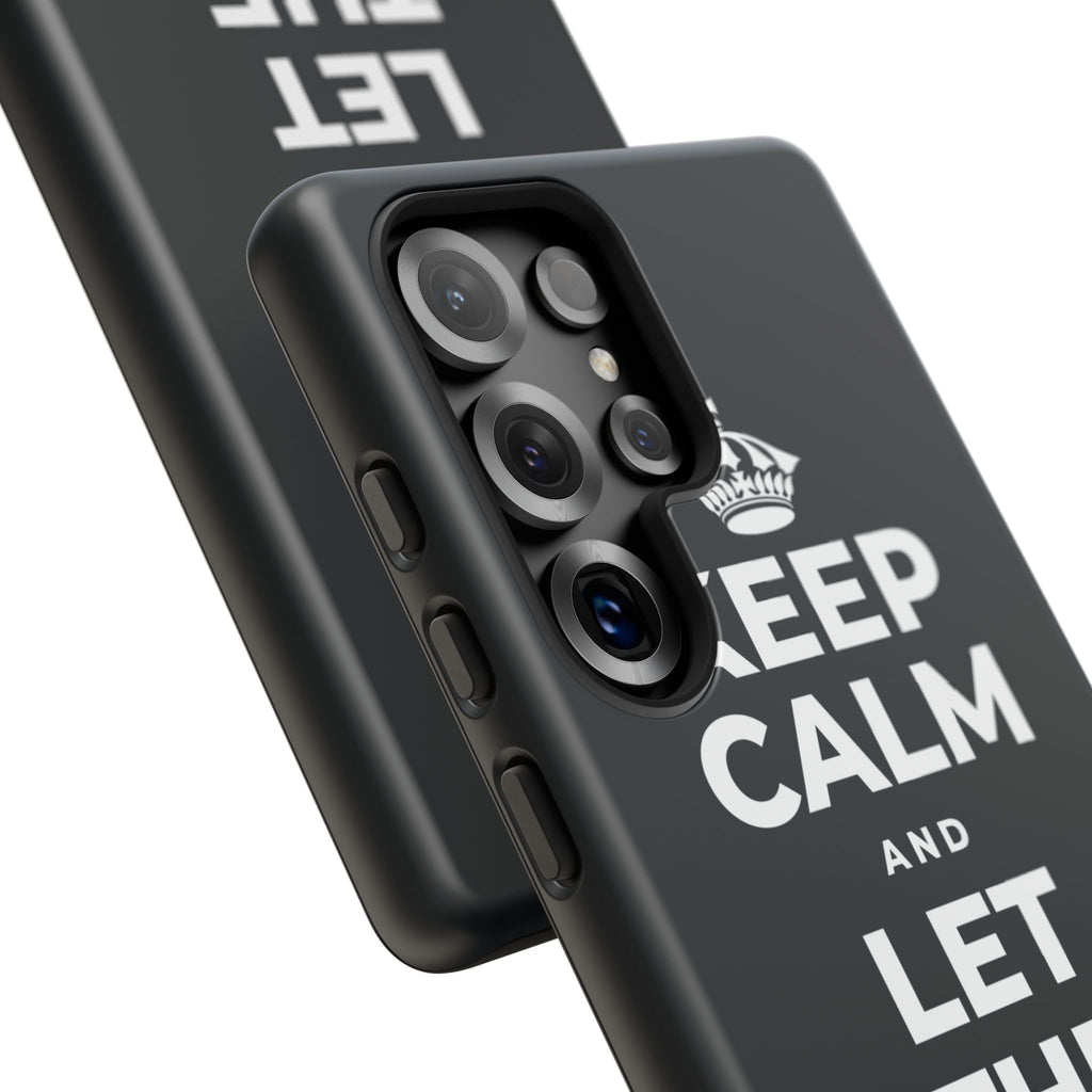 KEEP CALM AND LET THE SMILE OUT Phone Case (Dark)