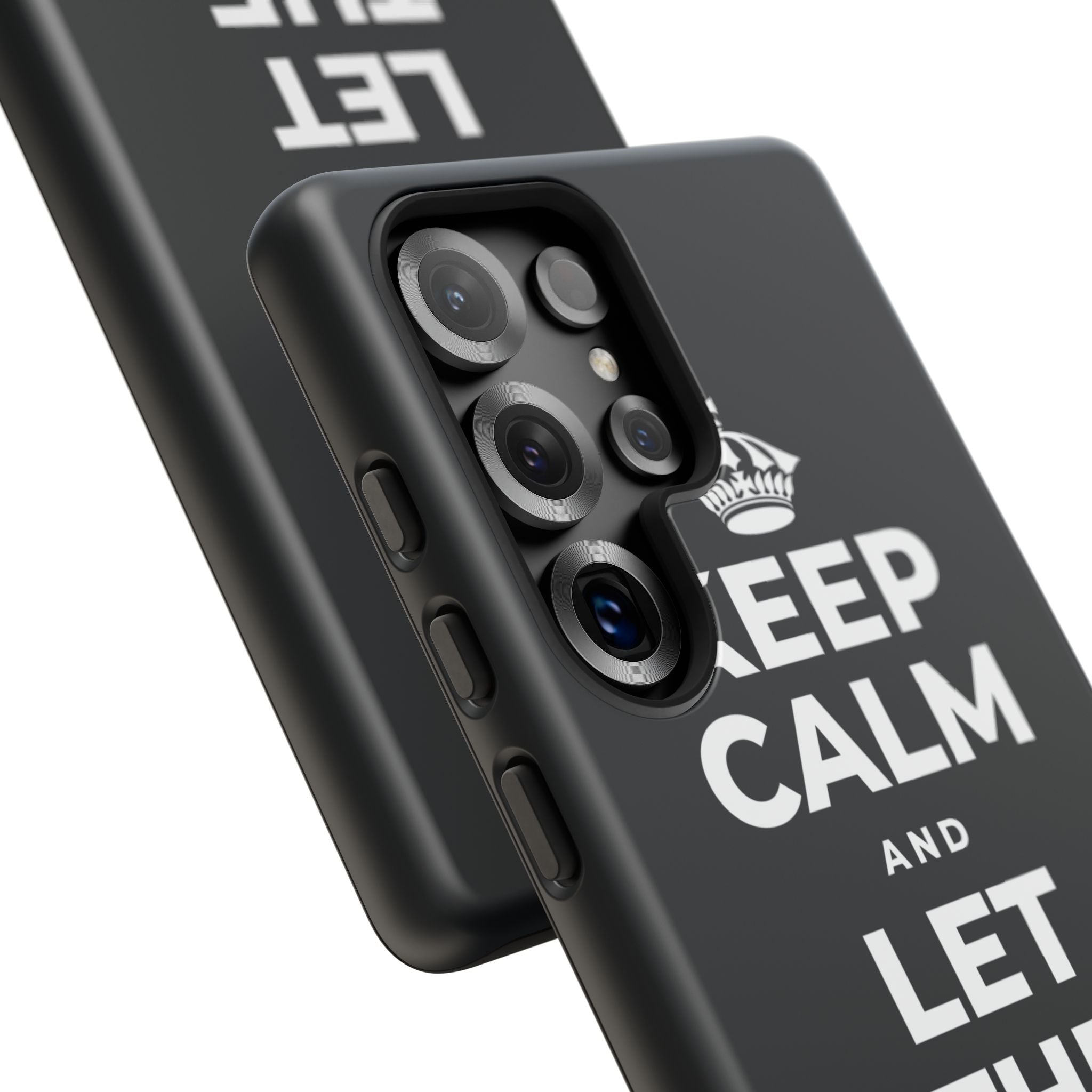KEEP CALM AND LET THE SMILE OUT Phone Case (Dark)