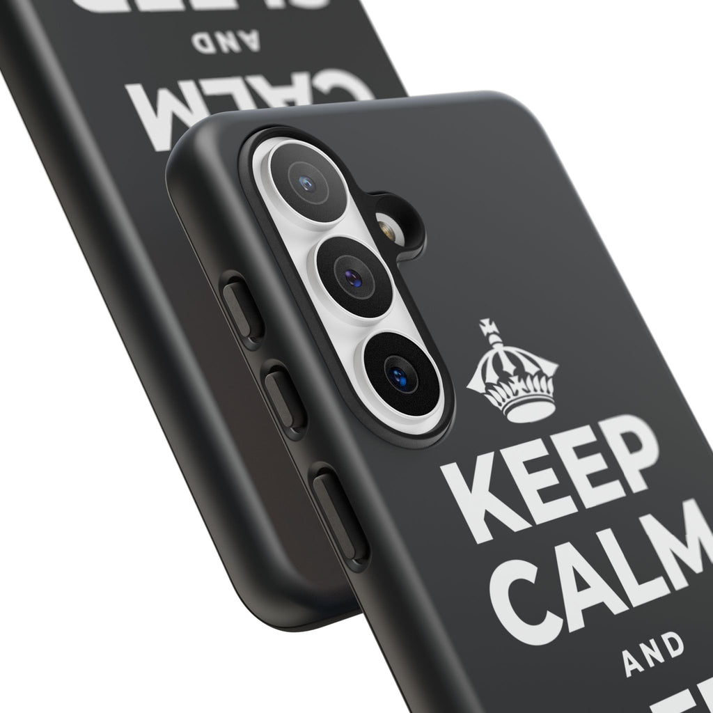KEEP CALM AND SLEEP TIGHT Phone Case (Dark)