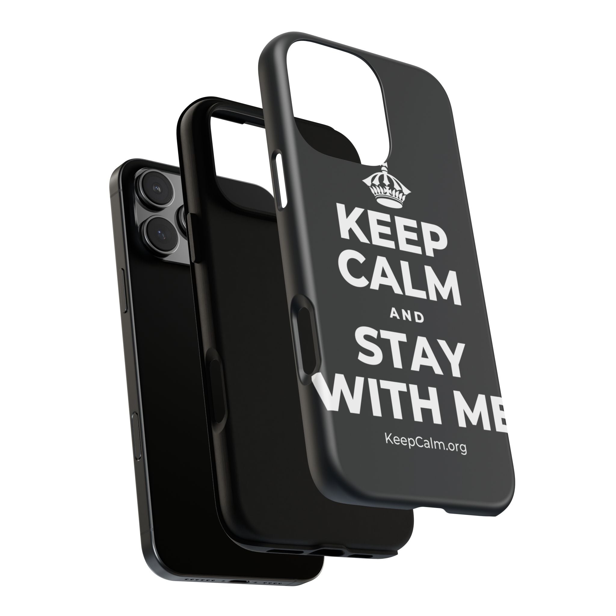 KEEP CALM AND STAY WITH ME Phone Case (Dark)