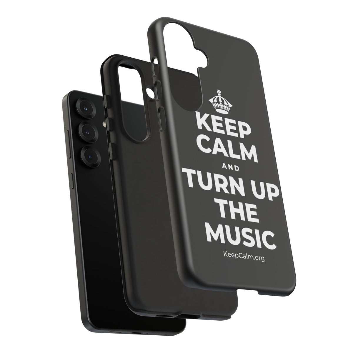 KEEP CALM AND TURN UP THE MUSIC Phone Case