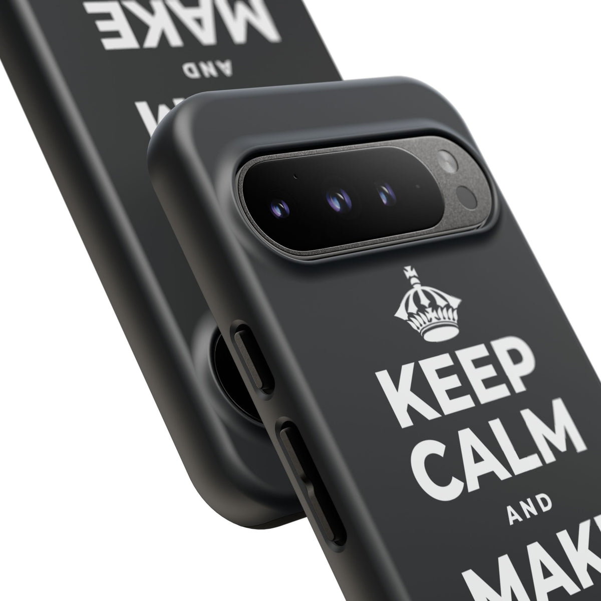 KEEP CALM AND MAKE SUNO MUSIC Phone Case (Dark)
