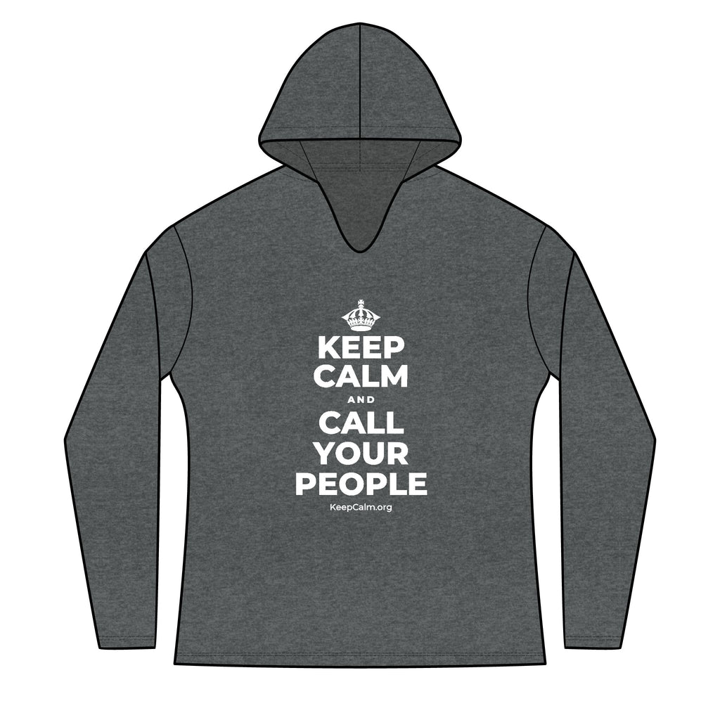 KEEP CALM AND CALL YOUR PEOPLE Women's Long Sleeve Hoodie
