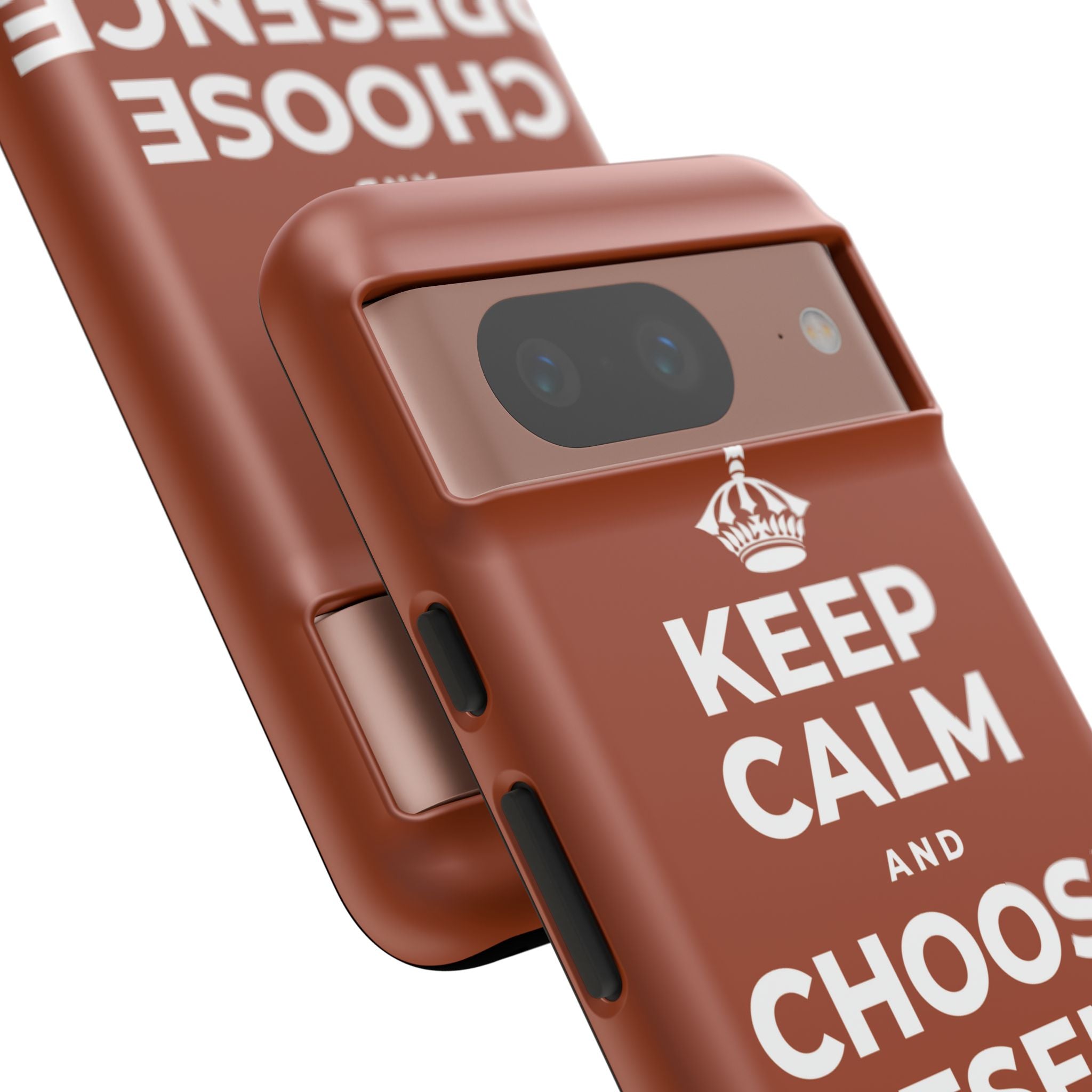 KEEP CALM AND CHOOSE PRESENCE OVER PRESENTS Phone Case