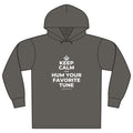 KEEP CALM AND HUM YOUR FAVORITE TUNE Organic Hoodie Tee