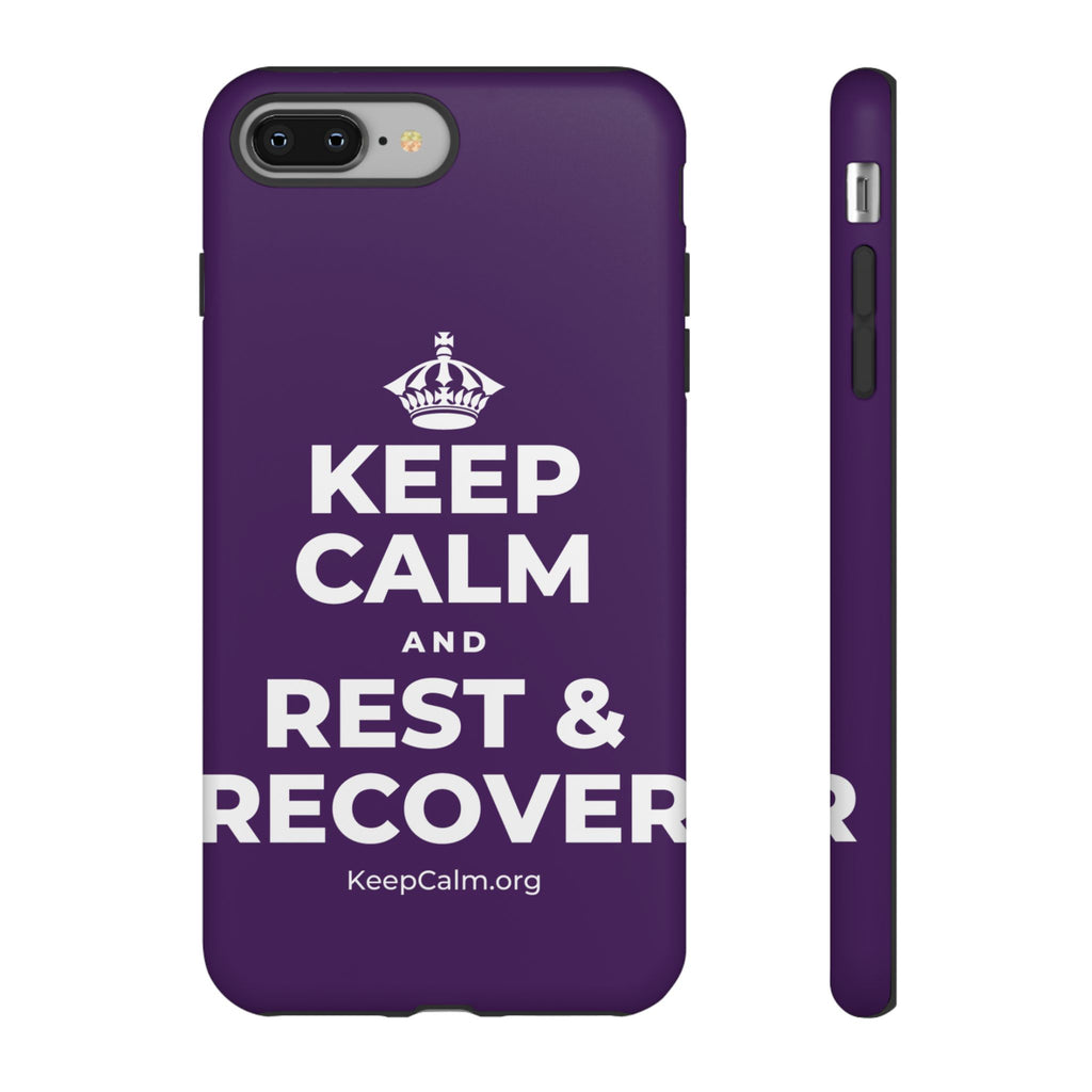 KEEP CALM AND REST & RECOVER Phone Case