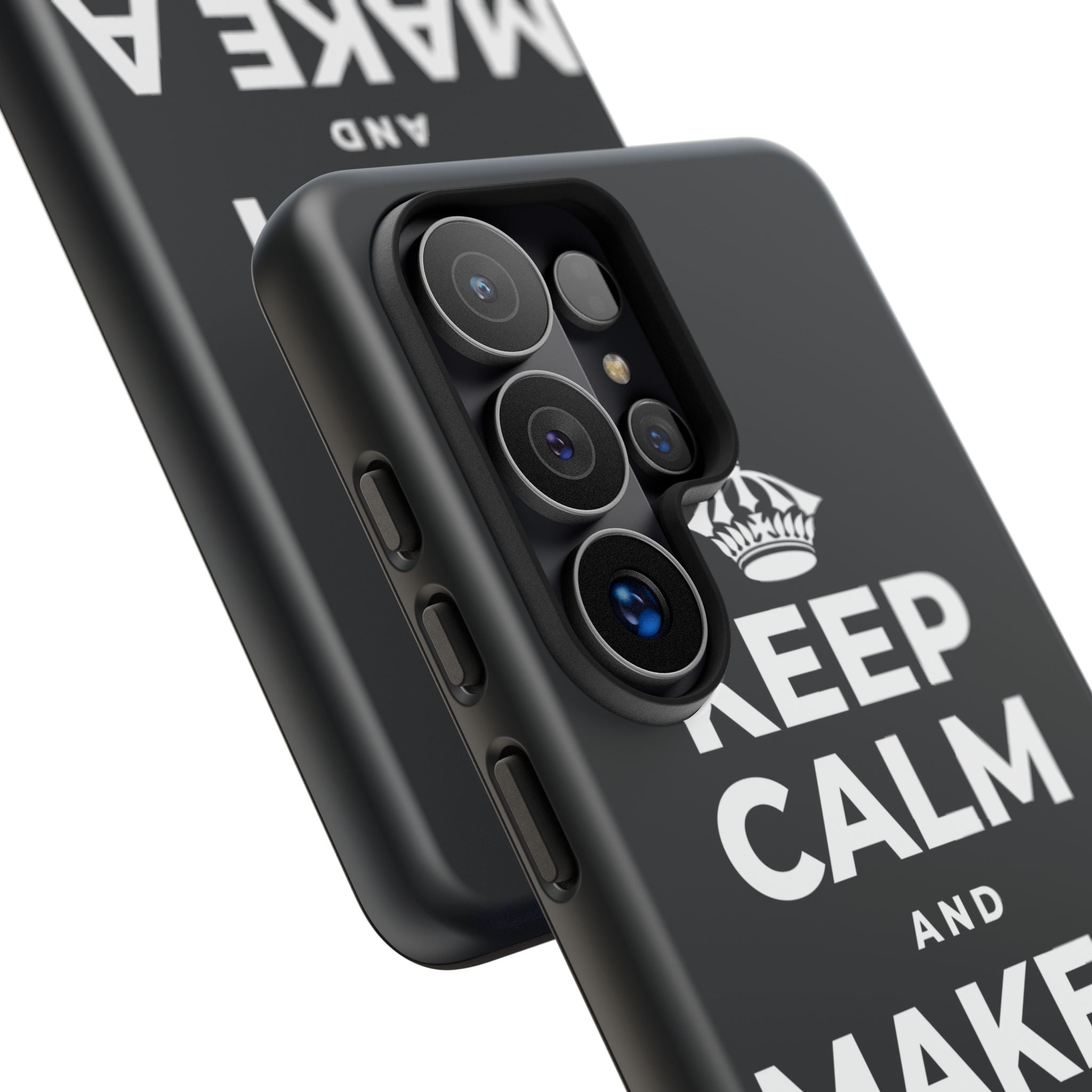 KEEP CALM AND MAKE A HAPPY MEMORY Phone Case (Dark)