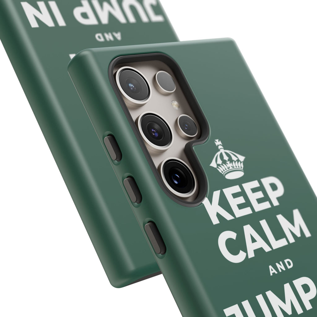 KEEP CALM AND JUMP IN A PUDDLE Phone Case