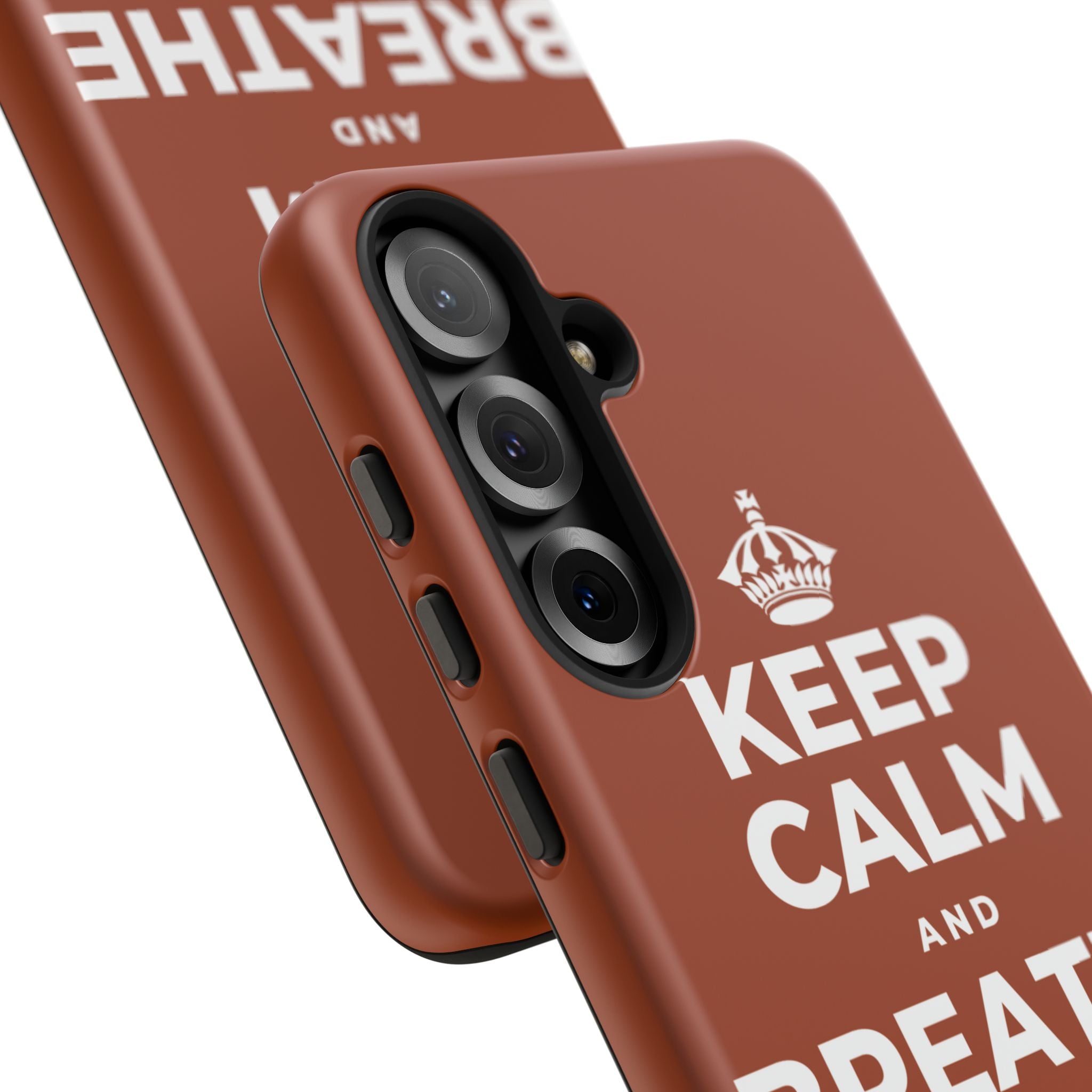 KEEP CALM AND BREATHE IN FOR FOUR Phone Case