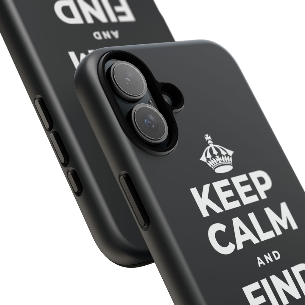 KEEP CALM AND FIND YOUR FREEDOM Phone Case (Dark)