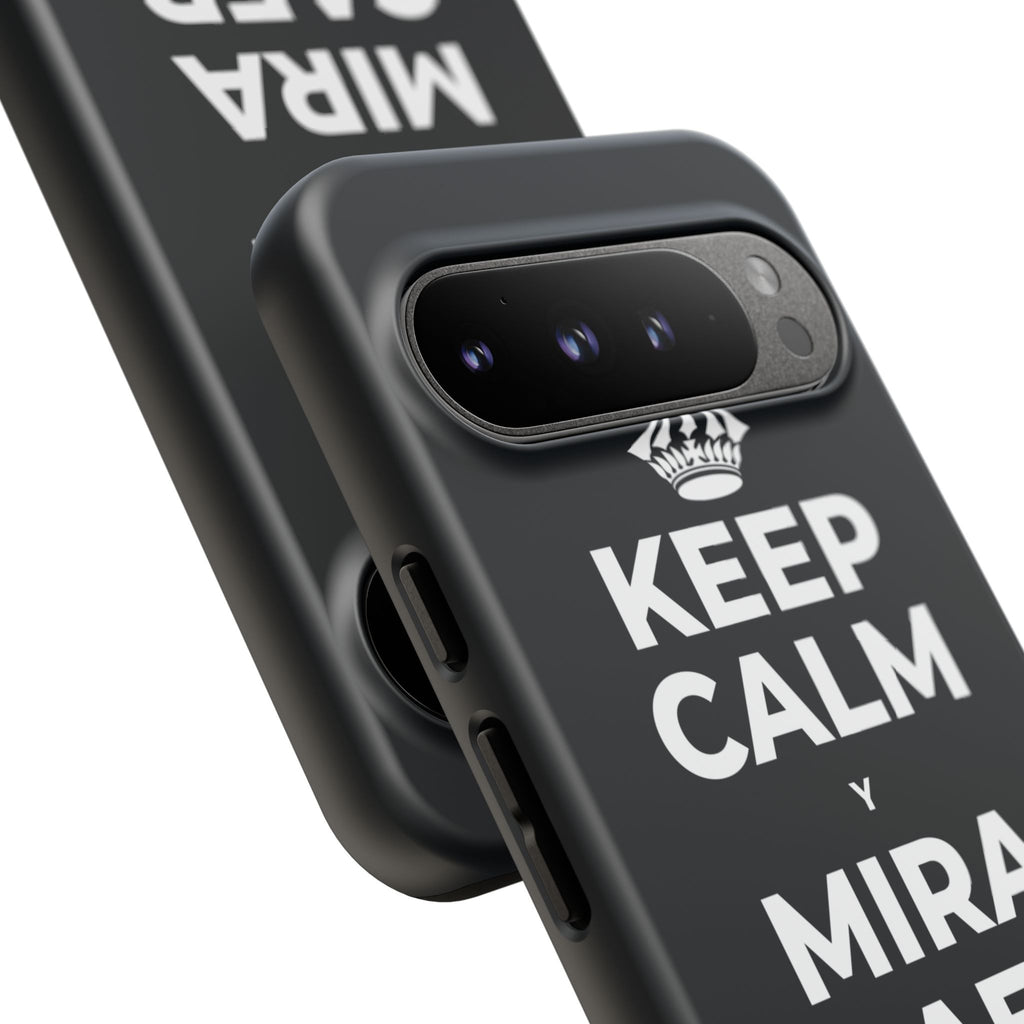 KEEP CALM Y MIRA CAER LA NIEVE Phone Case (Dark)
