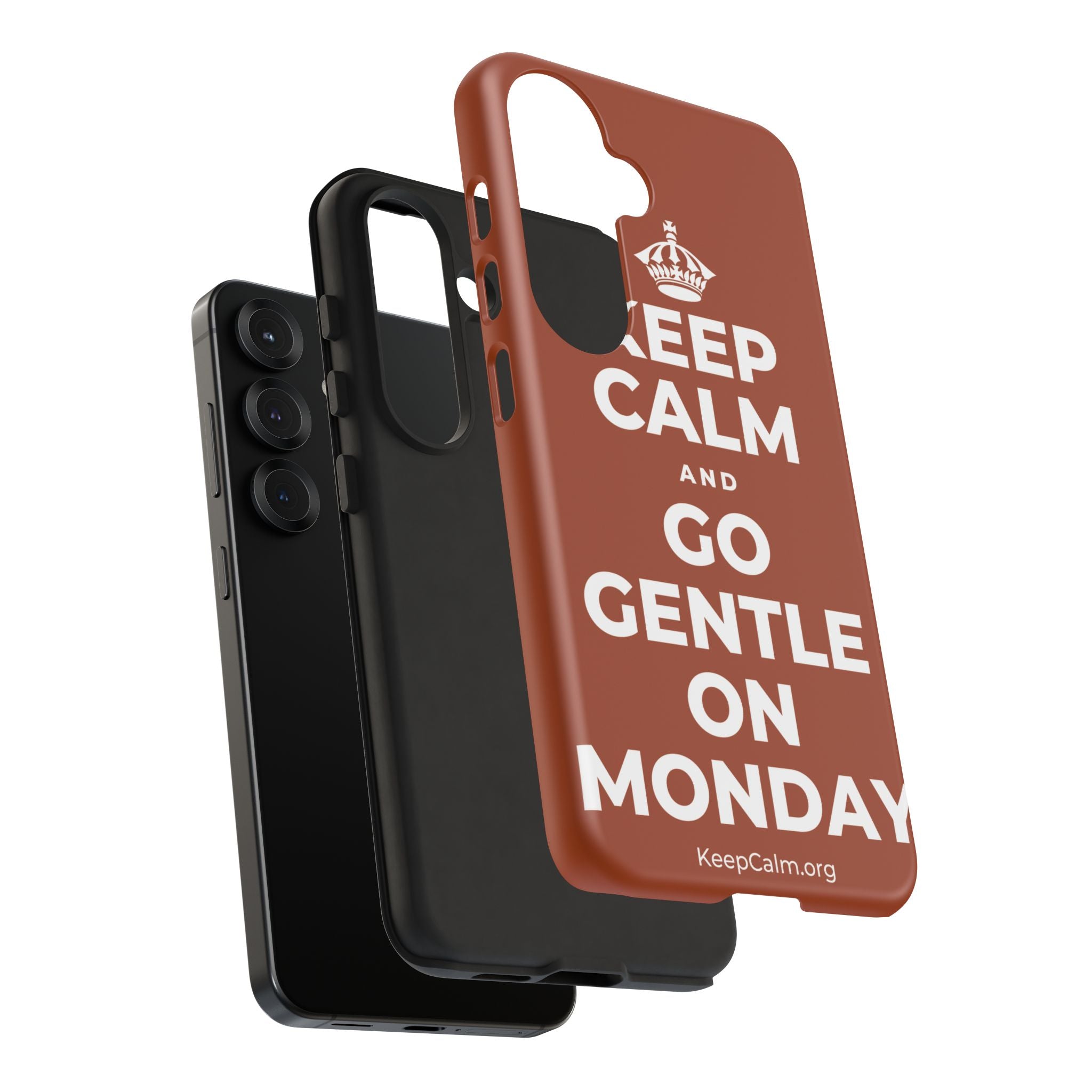 KEEP CALM AND GO GENTLE ON MONDAY Phone Case
