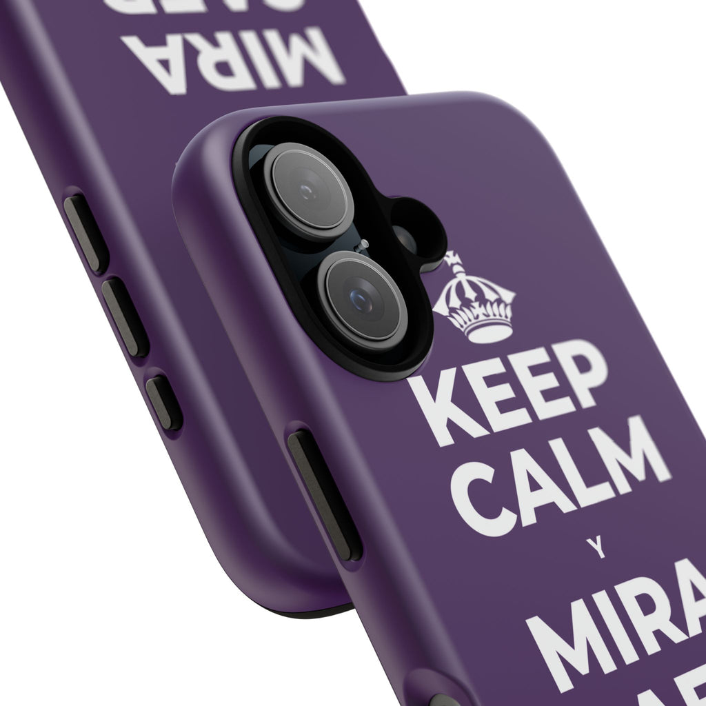 KEEP CALM Y MIRA CAER LA NIEVE Phone Case