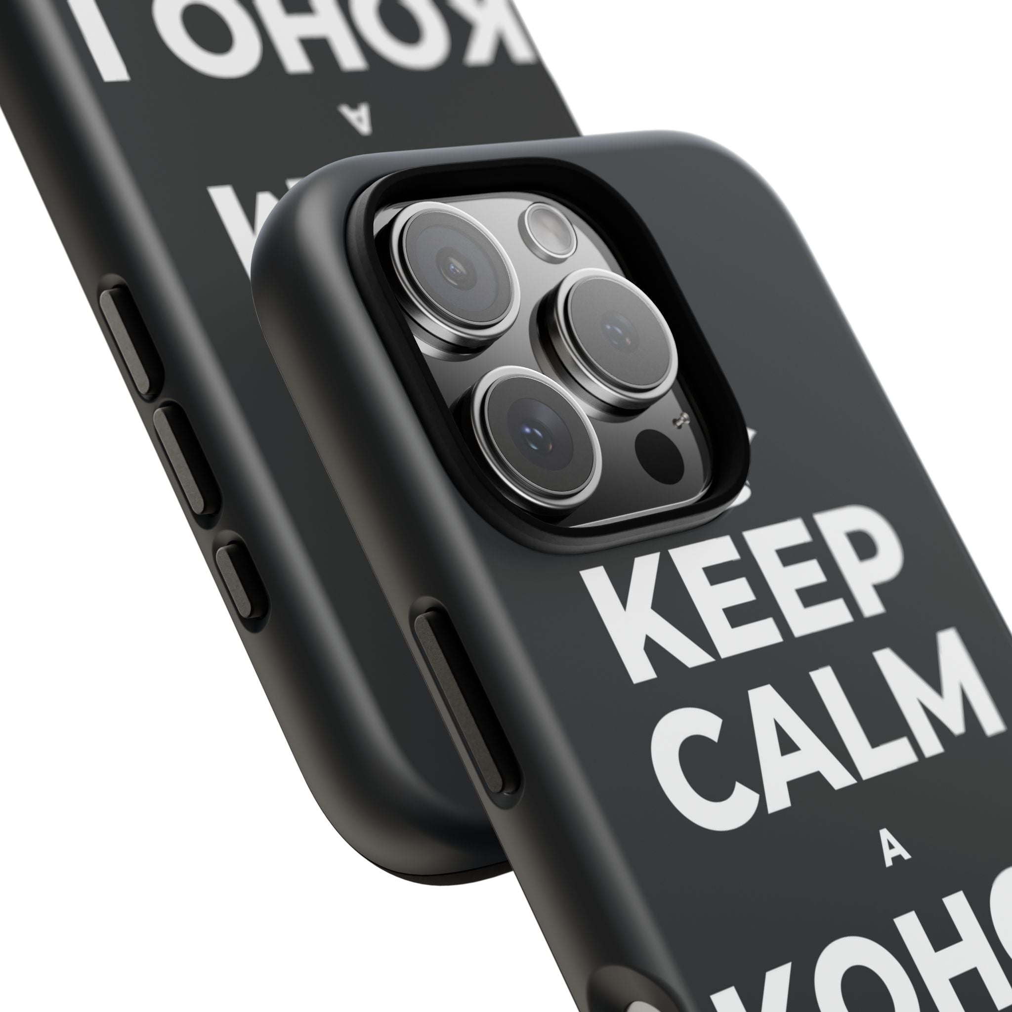 KEEP CALM A KOHO I KE AHONUI Phone Case (Dark)